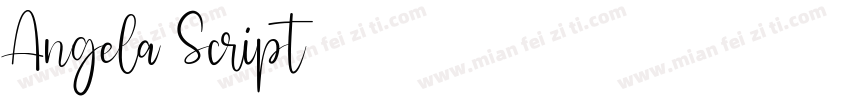Angela Script字体转换